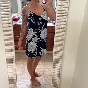Blue boutique sun dress
